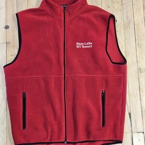 Red Fleece Vest